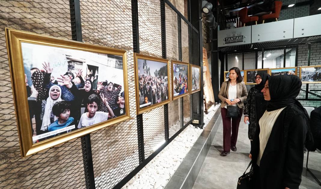 Katil İsrail’in Gazze soykırımı Konya’da fotoğraf sergisiyle anlatılıyor 3